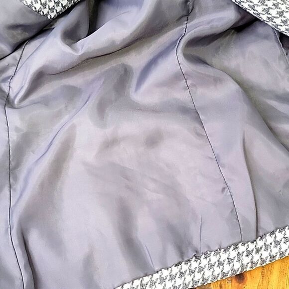 John Meyer Collection. Gray Hounds Tooth Blazer. Size 14. EUC - Picture 5 of 9